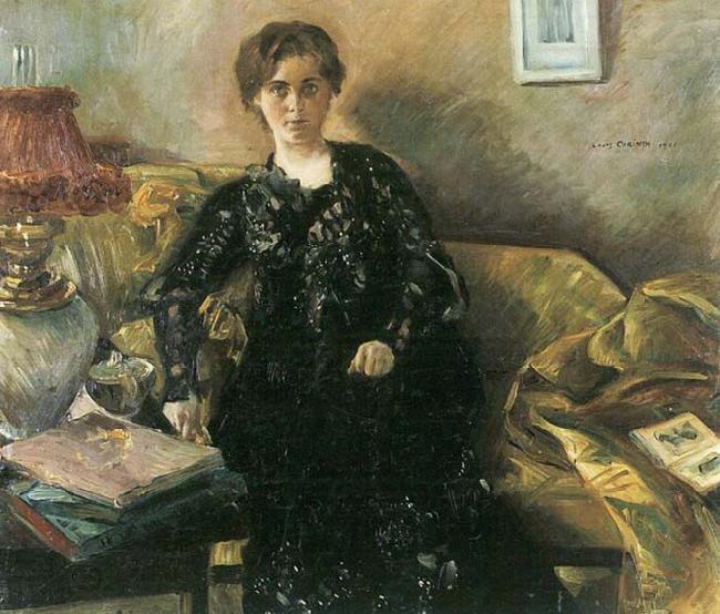 Lovis Corinth Portrat Frau Korfiz Holm oil painting picture